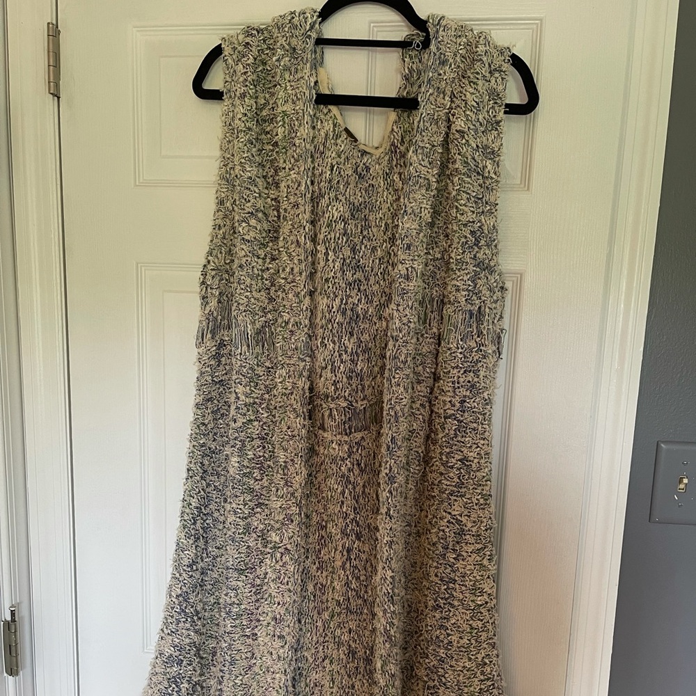 Hooded Free People Long Cardigan